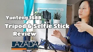 Online  Finds: Yunteng VCT 1688  Selfie Stick & Tripod Review from Lazada