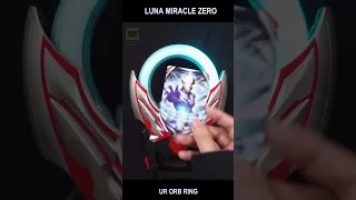 Ultraman Zero + Cosmos + Dyna Miracle = Luna Miracle Zero! Ultra Replica Orb Ring