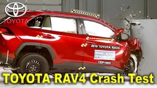 2019 Toyota RAV4  crash test, passenger side small overlap IIHS