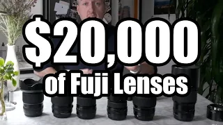 $20,000 of glass - Fuji GFX Lens System Candid Review - One Year In.