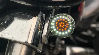 Harley LED Blinker Install and review  LED Bulb Turn Signal Light Insert for Harley