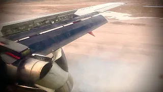 Boeing 737-200 W/Gravel Kit landing on Gravel runway somewhere in the Arctic circle!