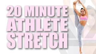 20 Minute Deep Stretch For Athletes | Sydney Cummings