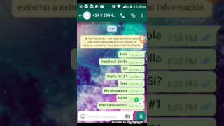 Hablando con karol Sevilla falsa + doy numero