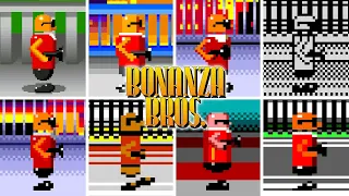 Bonanza Bros. | Versions Comparison | Arcade, Amiga, ST, C64, CPC, Genesis,  Master System and more