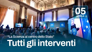 Il Presidente Meloni all'evento "La scienza al centro dello Stato" (tutti gli interventi)