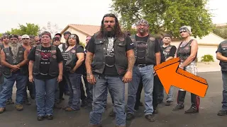 Burly bikers come together in court to help kids feel safe as they face abusers that hurt them