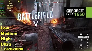 GTX 1650 | Battlefield 5 / V - 1080p All Settings!