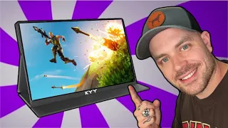 The KYY 14" Portable Monitor Is Great For Gaming On The Go!