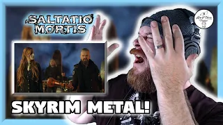 Saltatio Mortis 🇩🇪 ft. Lara Loft - The Dragonborn Comes | REACTION | SKYRIM METAL!