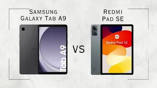 Samsung Galaxy Tab A9 vs Redmi Pad SE