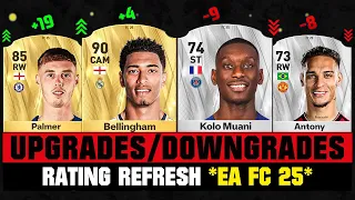 FIFA 25 | BIGGEST RATING UPGRADES & DOWNGRADES (EA FC 25)! 😱🔥 ft. Bellingham, Palmer, Antony...