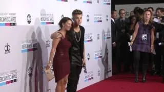 Justin Bieber Red Carpet Fashion AMAs 2012