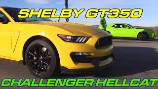 Shelby GT350 vs Hellcat Challenger