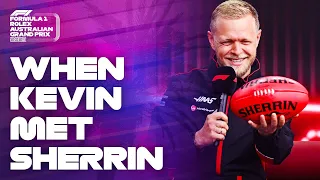 When Kevin met Sherrin | That time in Australia when Kevin Magnussen tried Aussie Rules Football