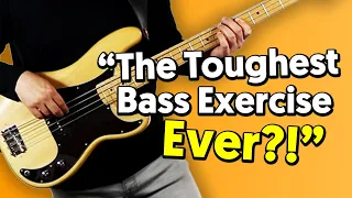 The Hardest Bass Exercise You'll Ever Try...and the secret to playing it like a PRO!!