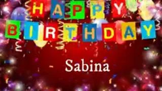 Sabina - Happy Birthday Song – Happy Birthday Sabina #happybirthdaySabina