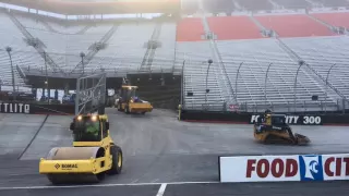 The transformation of Bristol Motor Speedway into a football venue