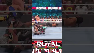 What happens when you use Rhea Ripley (Male CC Version) in the royal rumble #wwe #royalrumble #royal