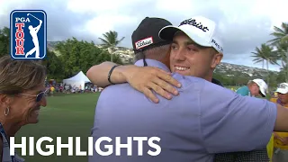 Justin Thomas' Winning Highlights From the 2017 Sony Open in Hawaii