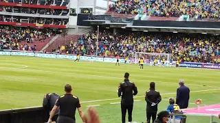 Gol empate de Ecuador vs Brasil 1- 1, eliminatorias Qatar 2022, desde la grada.