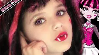 Draculaura Monster High Doll Costume Makeup Tutorial for Halloween or Cosplay | KittiesMama