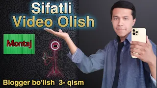 VIDEOGA OLISH VA MONTAJ QILISH