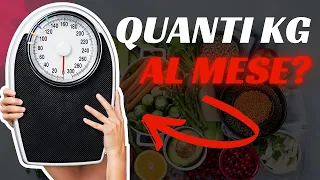 Quanti kg si possono perdere in UN MESE con una dieta per dimagrire VELOCEMENTE