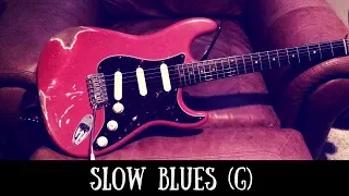 Slow Blues Jam | Sexy Guitar Backing Track (G)