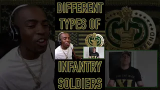 DIFFERENT TYPES OF INFANTRY SOLDIER PT. 6 #army #soldier #military #drillsergeant #shorts #funny