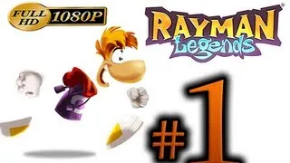 Rayman Legends Walkthrough Part 1 [1080p HD] Xbox360/PS3 NEW Levels Demo - No Commentary