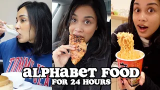 A-Z food challenge in London for 24 hours (ad)