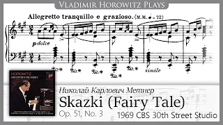 Medtner: Fairy Tale Op. 51 No. 3 [Horowitz 1969]