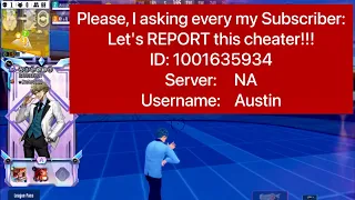 PLEASE 🔴 REPORT THIS CHEATER  ID: 1001635934,  NA SERVER,  Username: Austin   | SMC