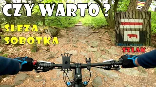 Ślęża - Sobótka, red trail, entire downhill, mtb bike, is it worth it?