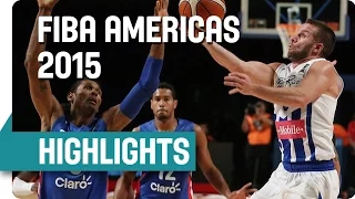 Puerto Rico v Dominican Republic - Game Highlights - Second Round - 2015 FIBA Americas Championship