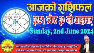 आजको राशिफल | २०८१ ज्येष्ठ २० गते आइतवार | June 02, 2024 | 2081 Jestha 20 | Aaja Ko Rashifal