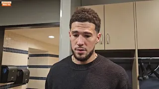 Devin Booker on Kevin Durant's 30-point blast in Suns win tonight vs Nuggets at Ball arena