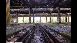 Abandoned train workshop (Depot B) Belgium Apr 2024 (urbex lost places België railway rail rails)