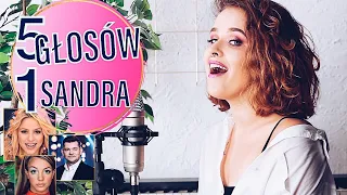 5 GŁOSÓW 1 SANDRA - Shakira, Zenek Martyniuk i inni! | Sandra Rugała