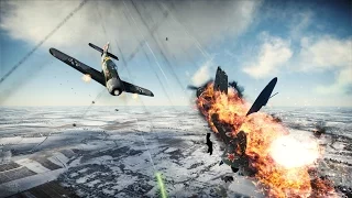 Вылеты на FW-190 в танковом событии. Сбиваем Ла-5ФН и ИЛ-2М. СБ.