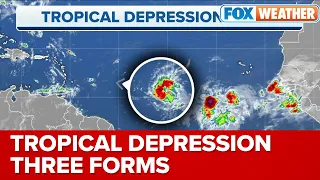 Tropical Depression Three Forms in The Atlantic