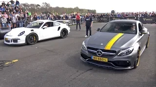 Mercedes AMG C63 S Coupé Edition 1 vs Porsche 991 GT3 RS