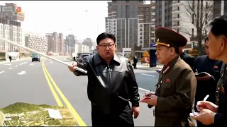 Kim Jong Un inspects Construction Site for 10,000 Flats in Pyongyang Hwasong Area near Completion