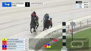 Gulfstream Park Carrera 1 - 30 de Junio 2023