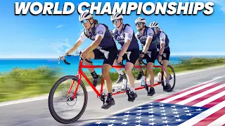 Team USA enters QUAD TANDEM Bike Race