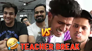 R2h vs Ashish chanchalani | Teacher break in class|funny moment|R2h | ACV .