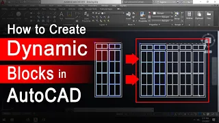 How to create a Dynamic Blocks in AutoCAD | AutoCAD Dynamic Blocks Tutorial