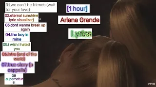 [1 hour] Ariana Grande - top musique 2024  | Lyrics
