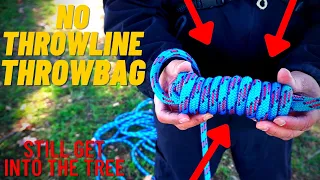 No Throwline or Throw Bag? Get Into the Tree without Throwline ONLY ROPE